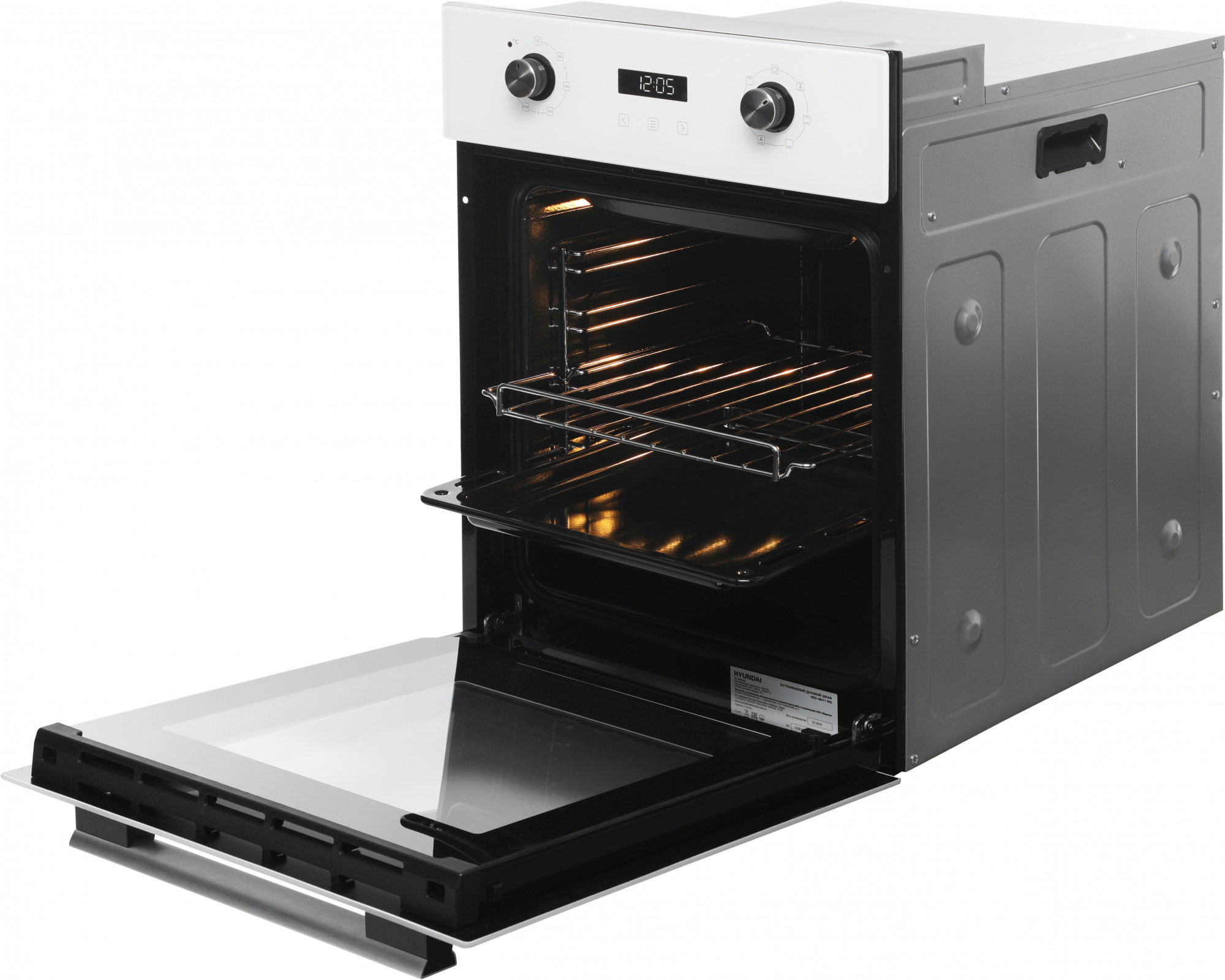 Духовой шкаф Электрический Hyundai HEO 45411 WG, фото 8