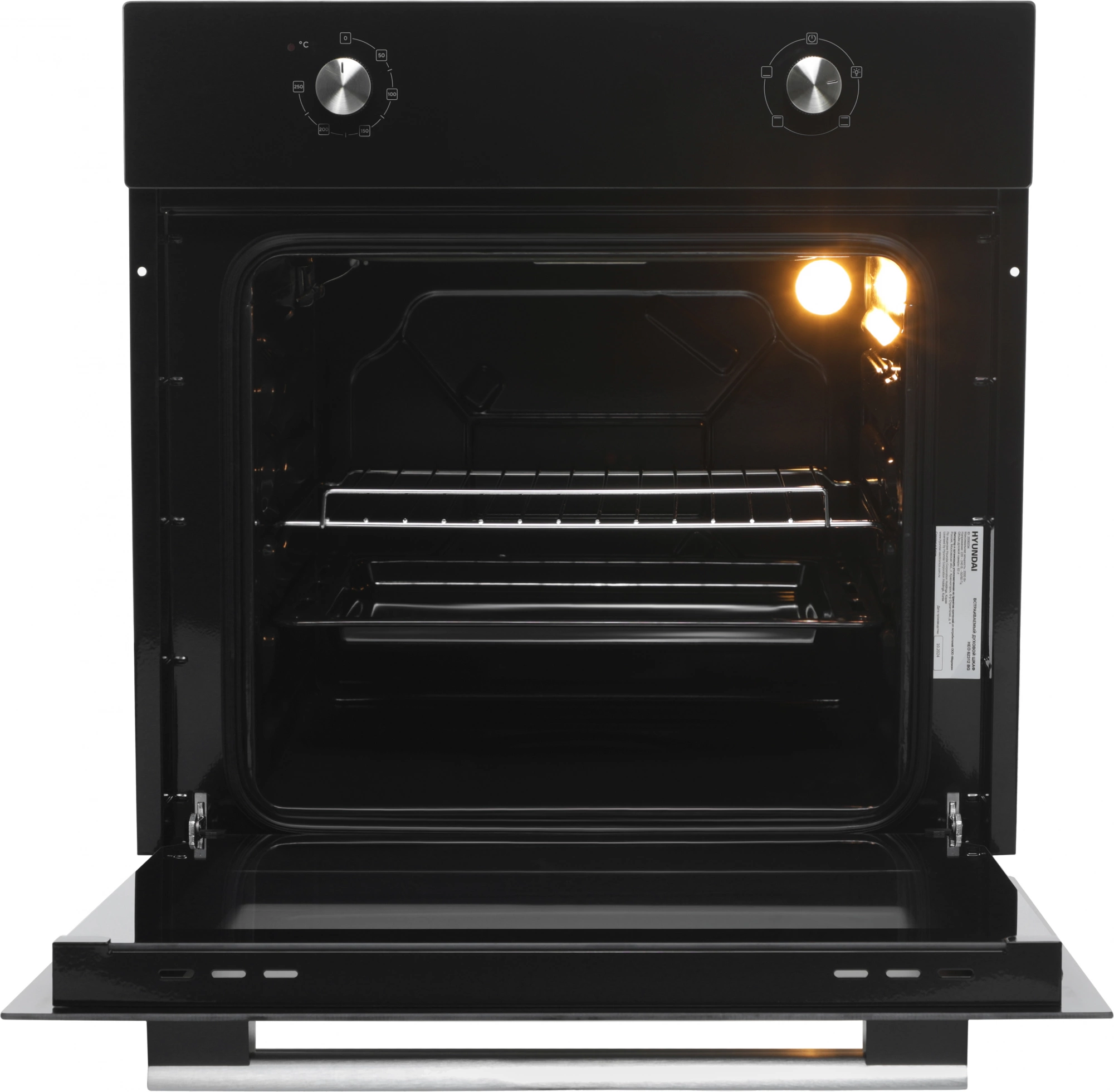 Духовой шкаф Электрический Hyundai HEO 62312 BG, фото 4