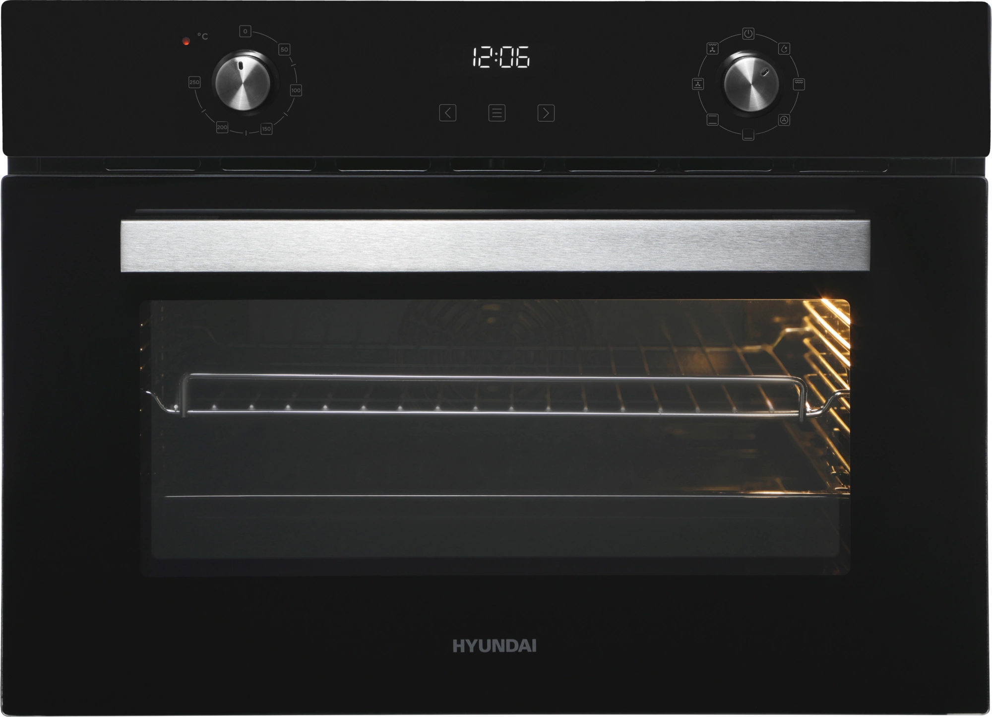 Духовой шкаф Электрический Hyundai HEO 64512 BG, фото 4