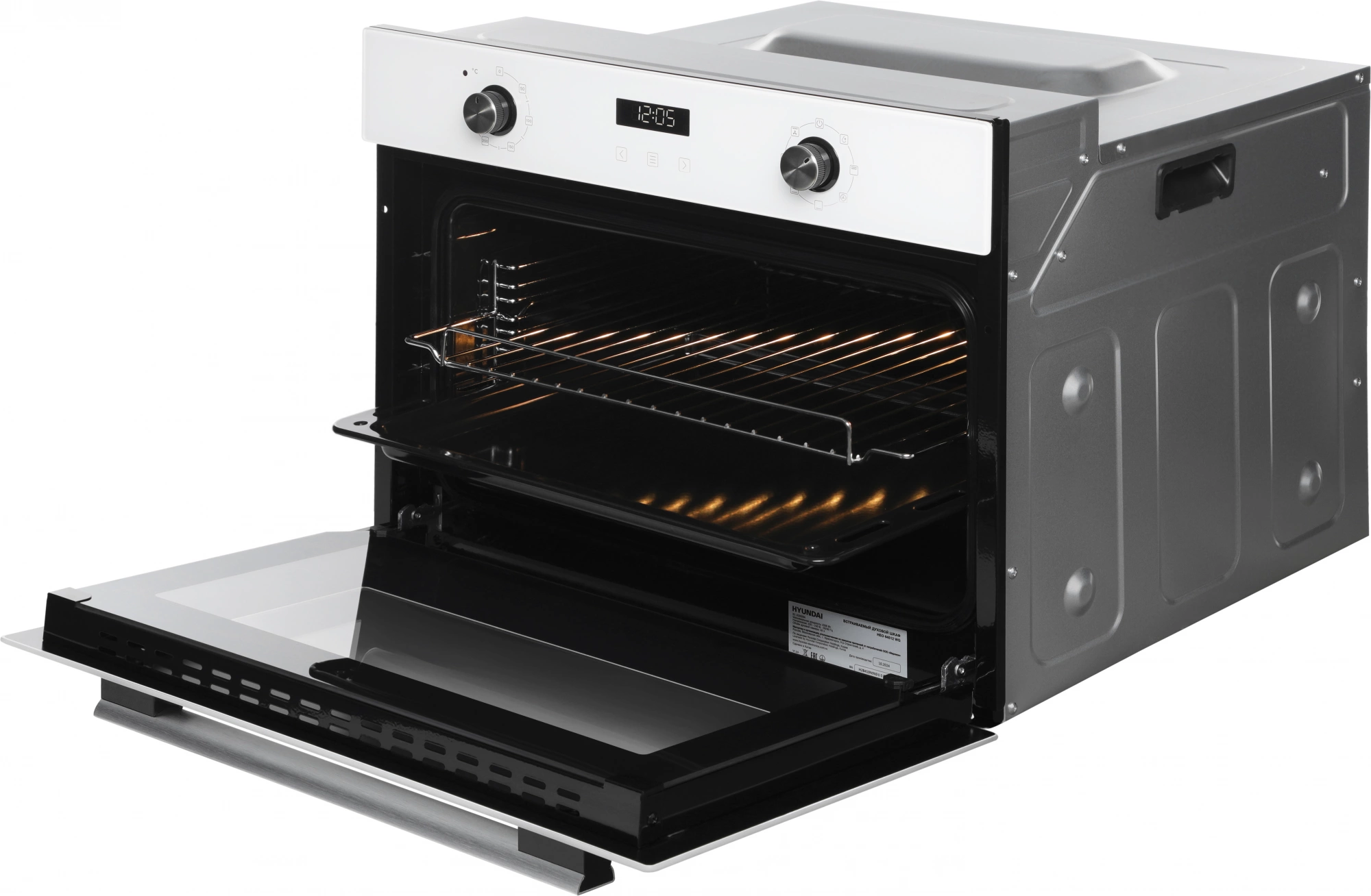 Духовой шкаф Электрический Hyundai HEO 64512 WG, фото 19