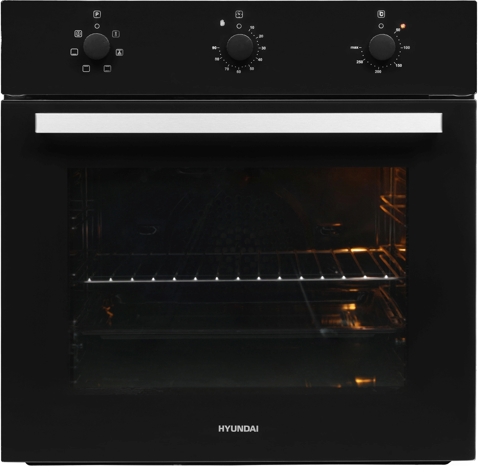 Духовой шкаф Электрический Hyundai HEO 6631 BG, фото 2