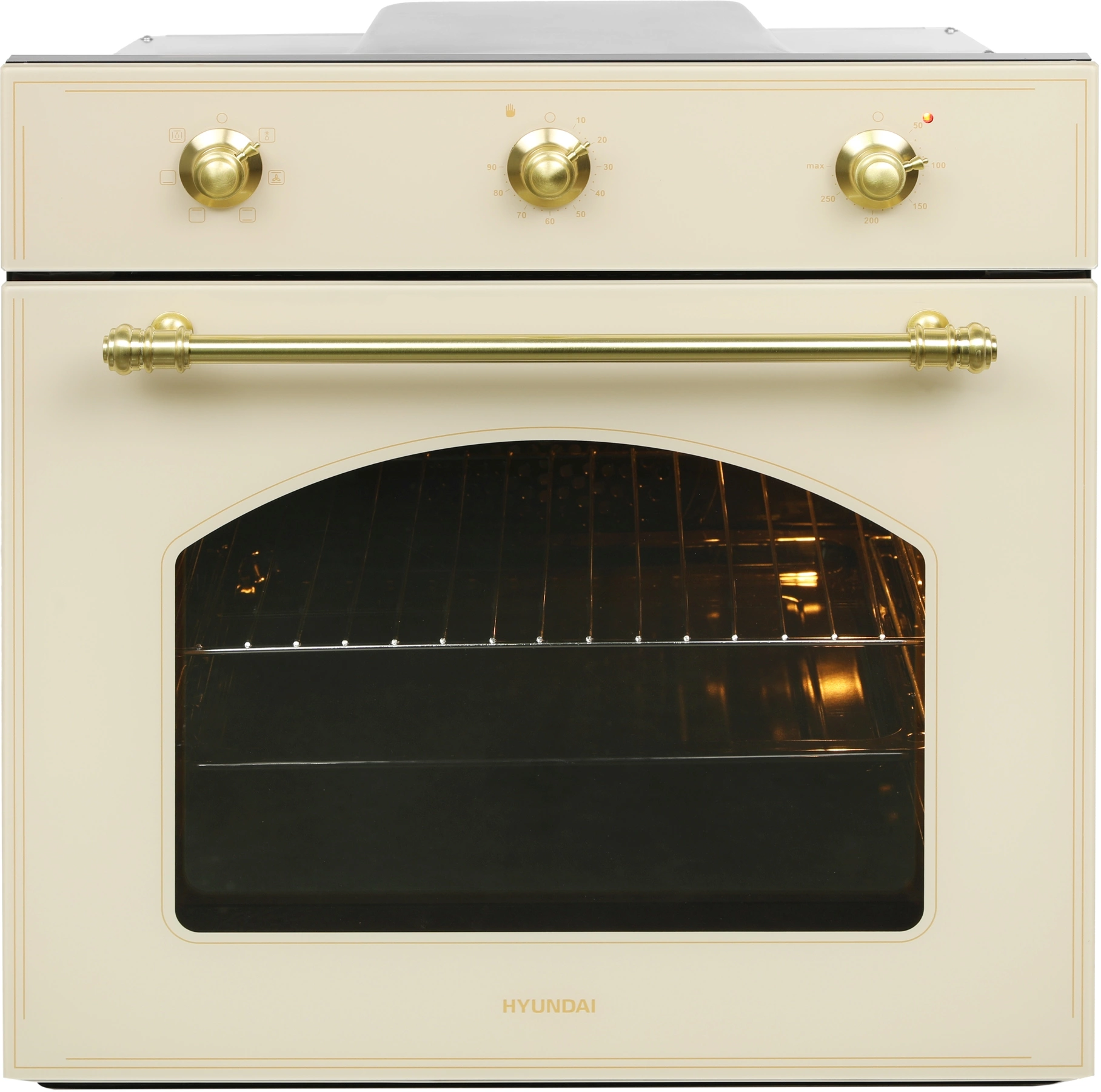 Духовой шкаф Электрический Hyundai HEO 6634 BE, фото 3