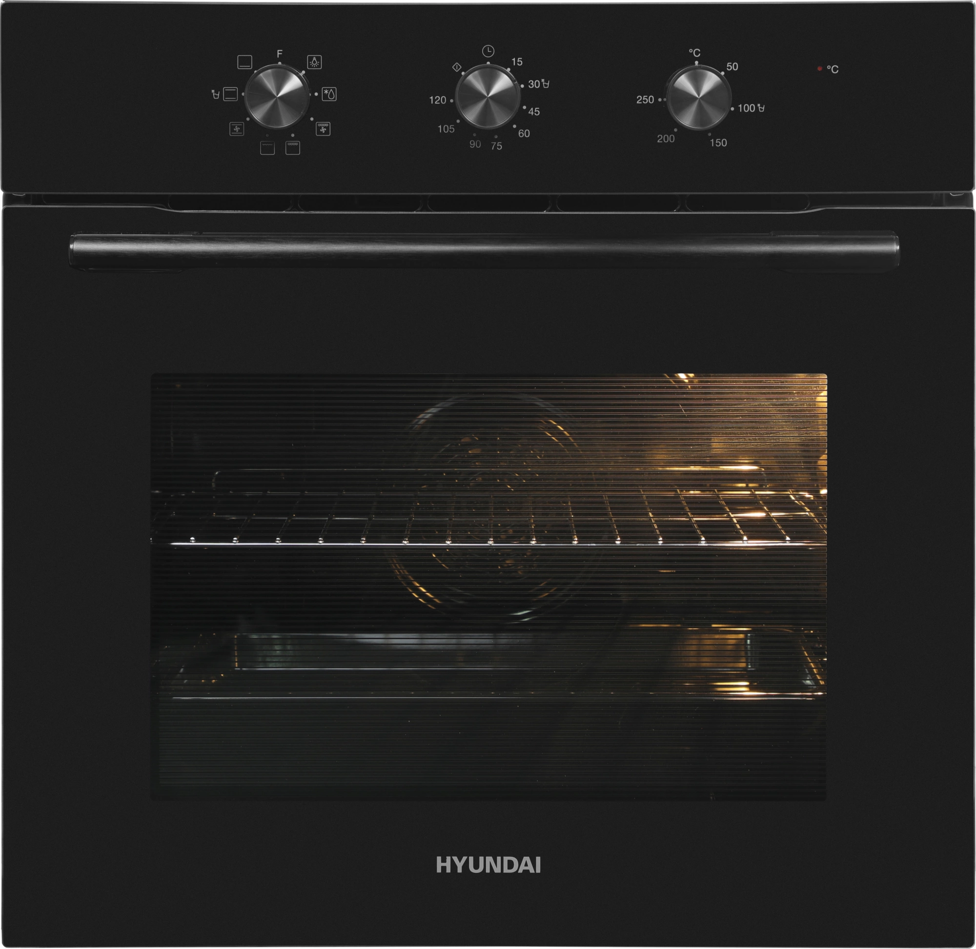 Духовой шкаф Электрический Hyundai HEO 6635 BG, фото 2