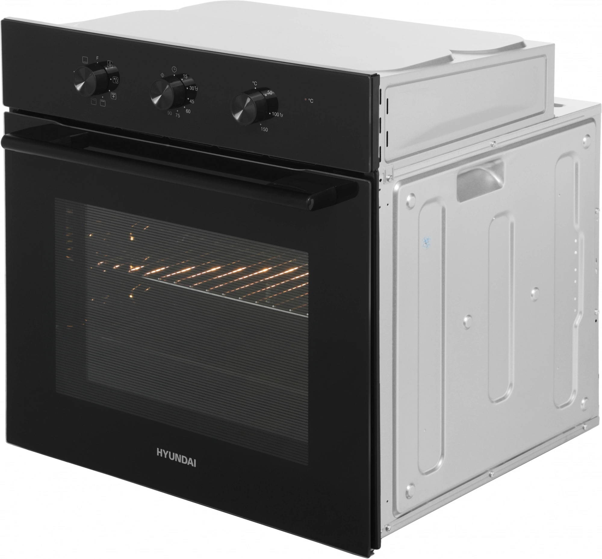 Духовой шкаф Электрический Hyundai HEO 6635 BG, фото 6