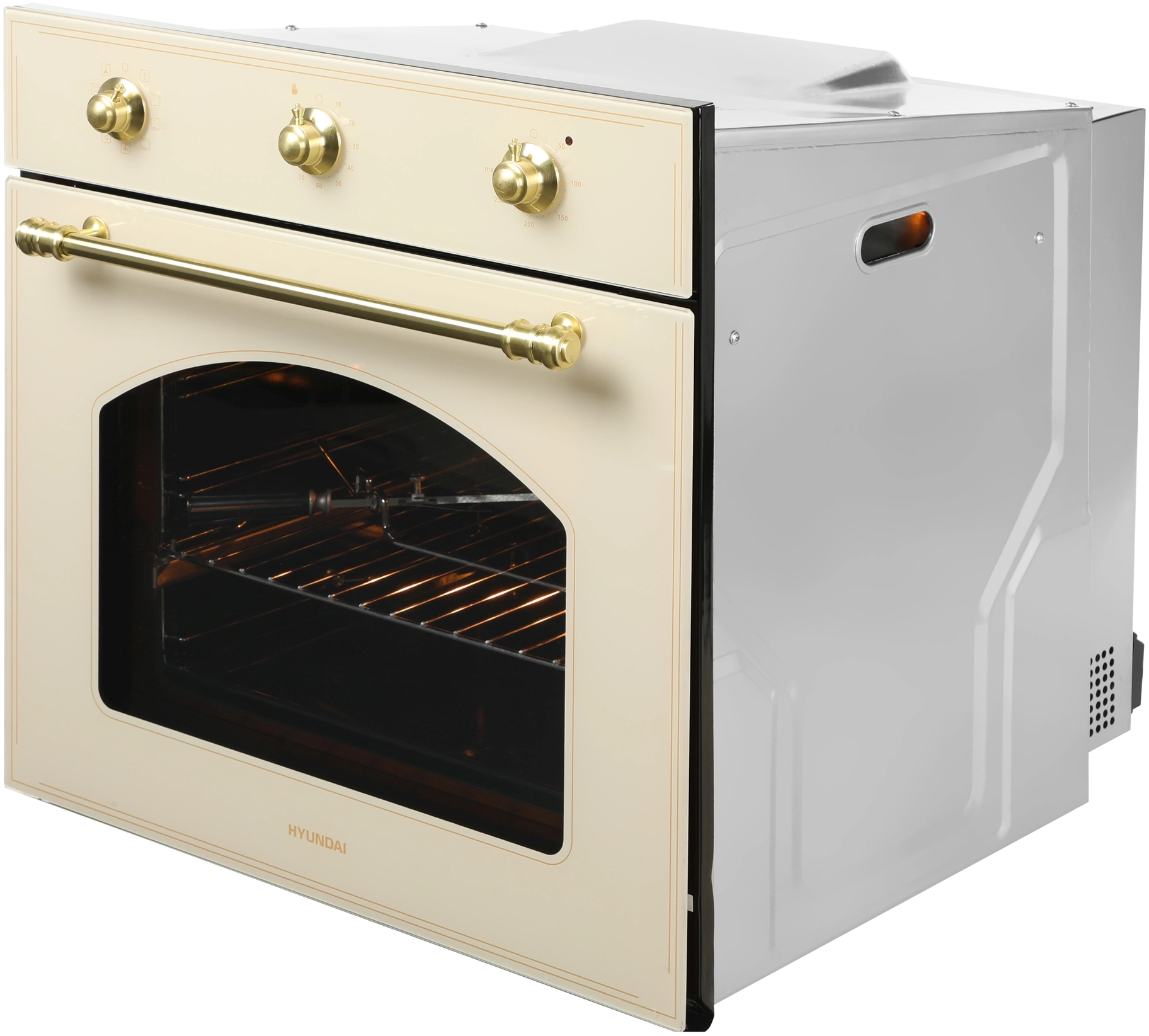 Духовой шкаф Электрический Hyundai HEO 6637 BE, фото 21