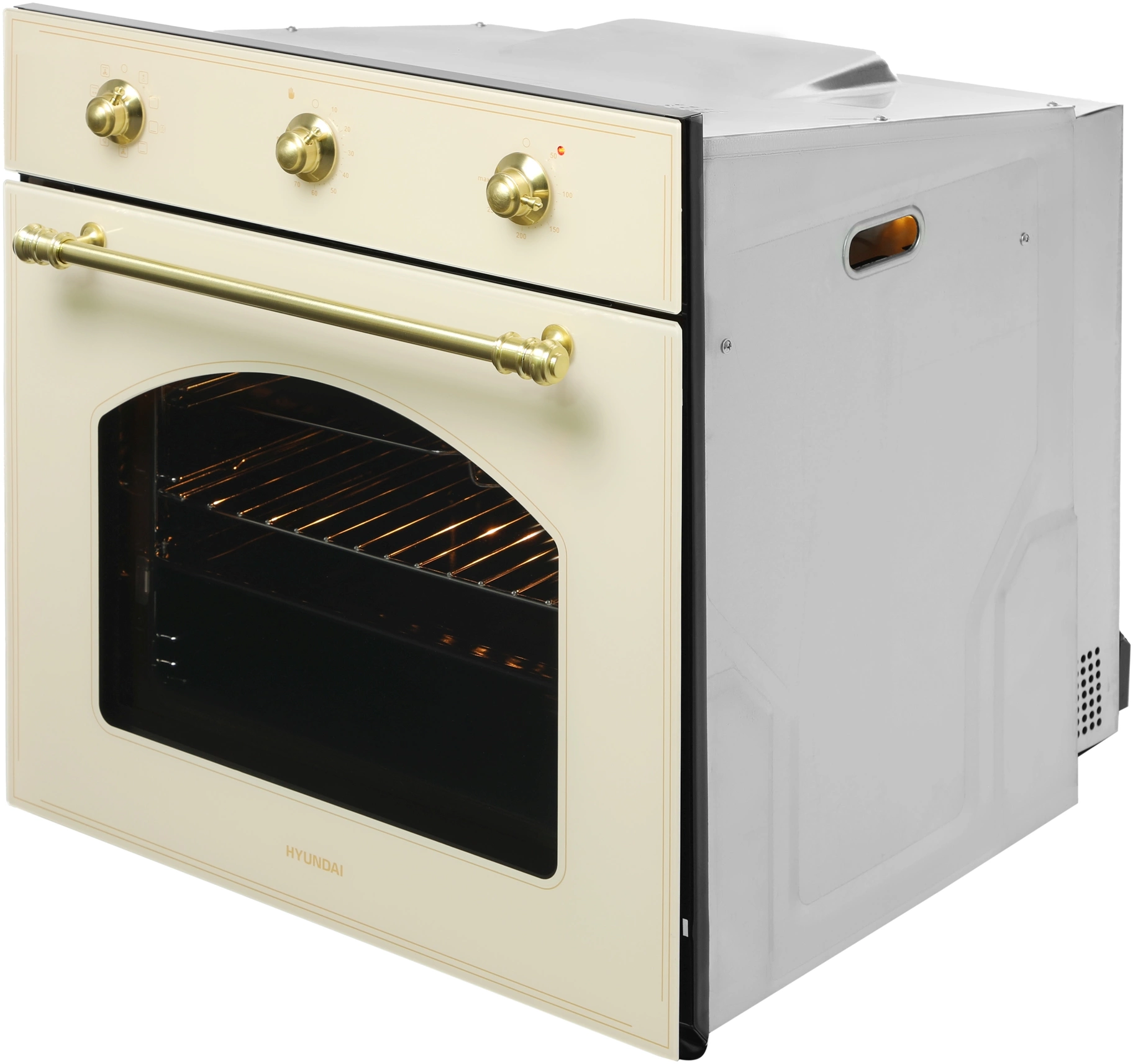Духовой шкаф Электрический Hyundai HEO 6637 BE, фото 8