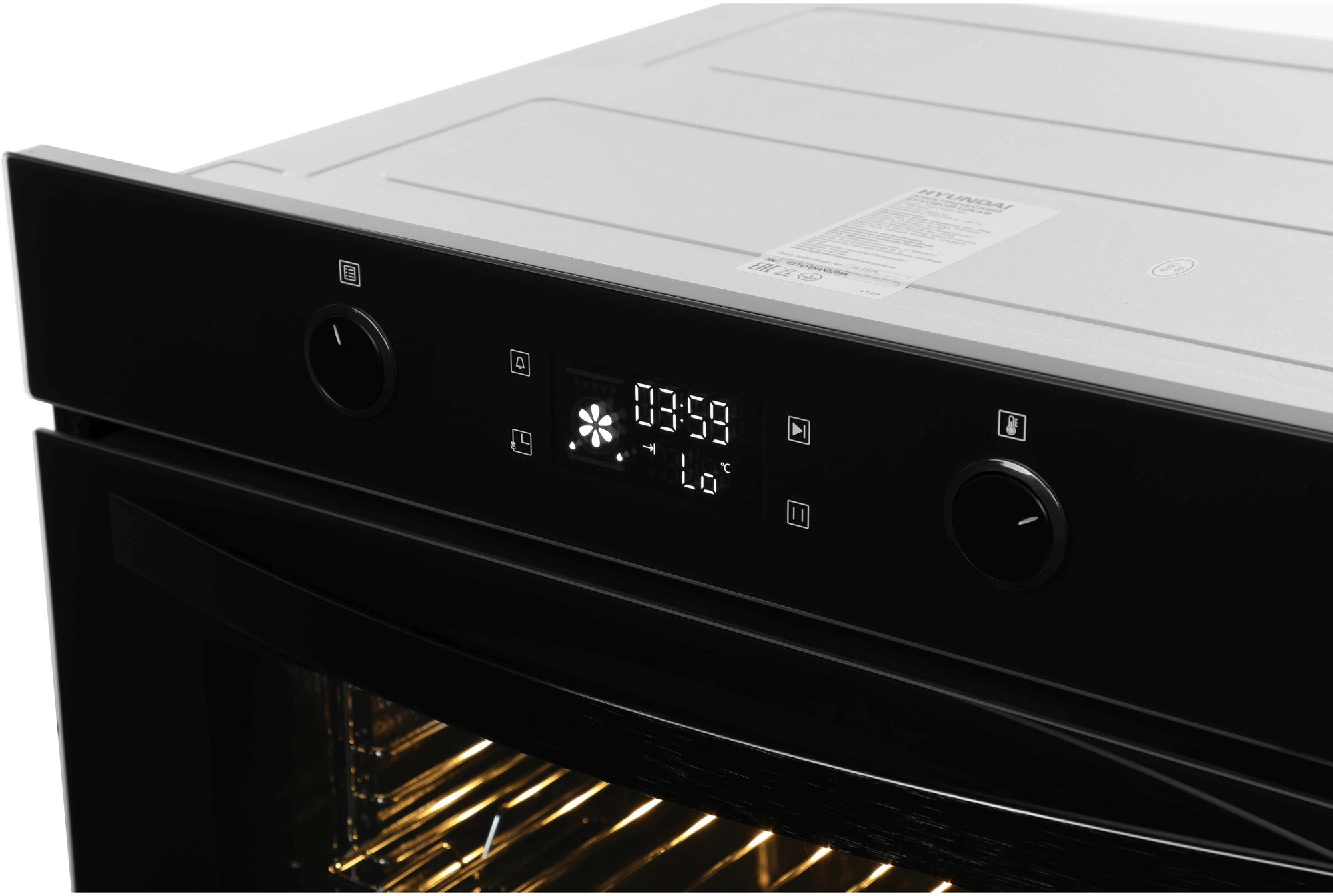 Духовой шкаф Электрический Hyundai HEO 6646 BG, фото 26