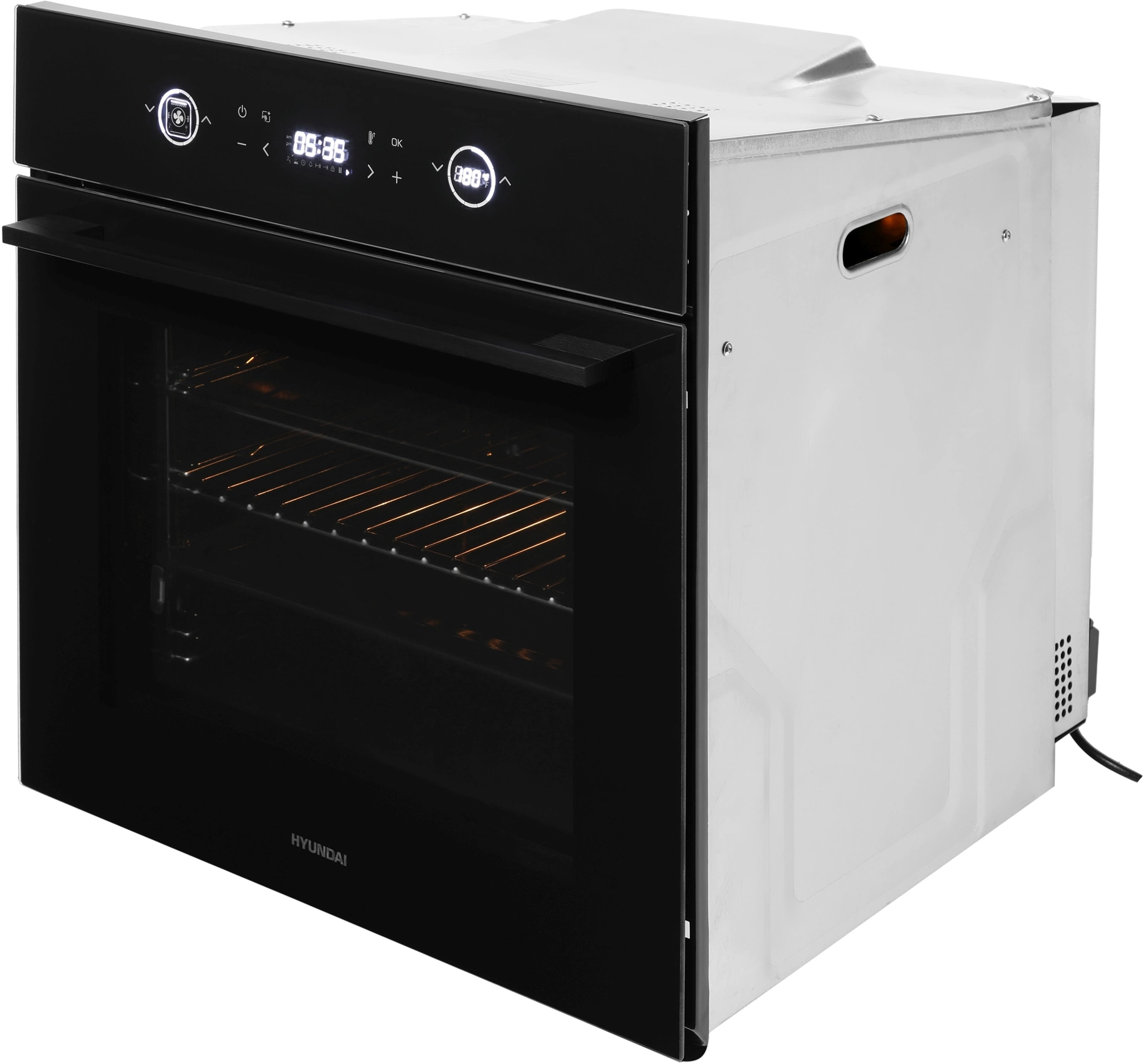Духовой шкаф Электрический Hyundai HEO 6752 BG, фото 12