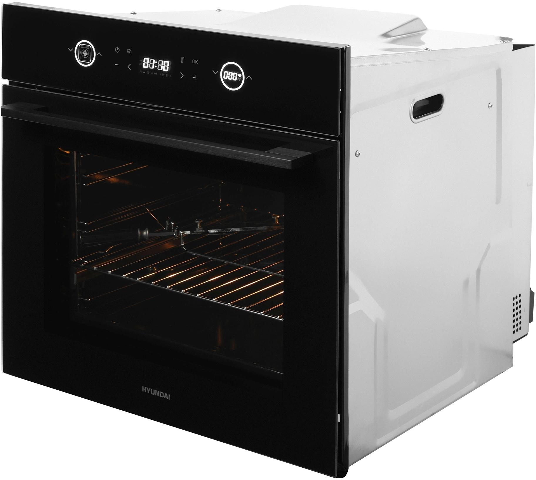 Духовой шкаф Электрический Hyundai HEO 6752 BG, фото 29
