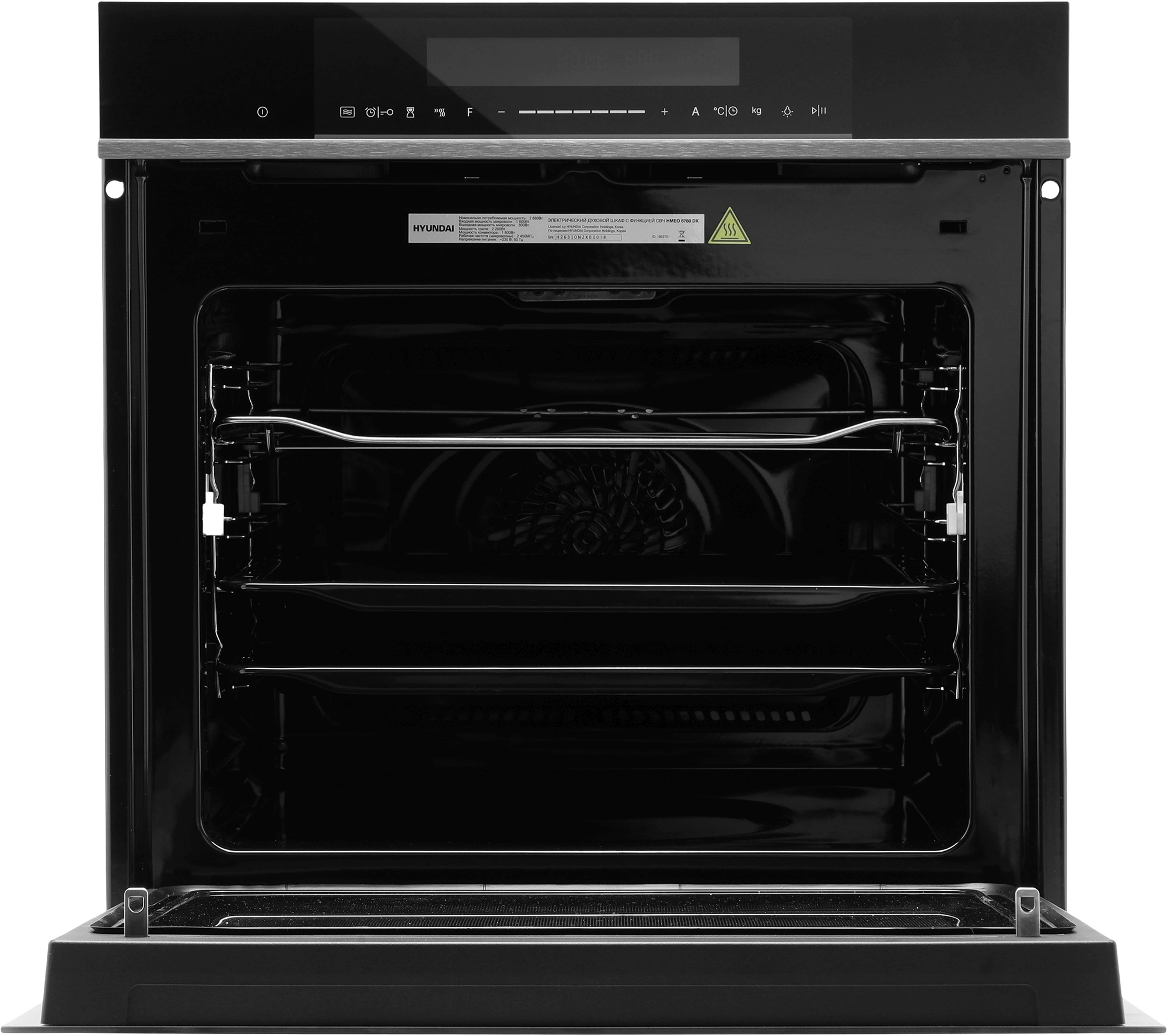 Духовой шкаф Электрический Hyundai HMEO 6780 DX, фото 4