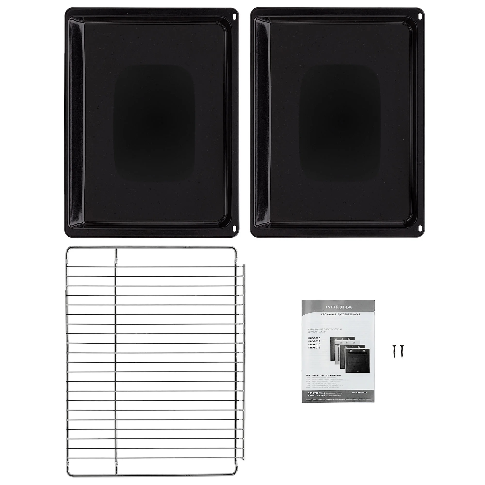 Духовой шкаф Электрический Krona BIRNE 60 WH, фото 15