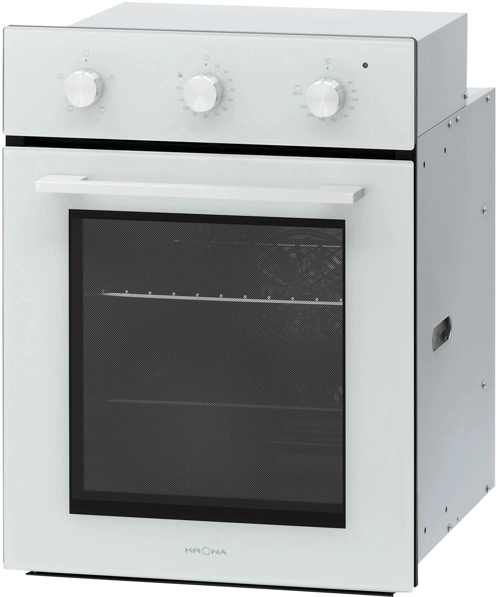 Духовой шкаф Электрический Krona Linde 45 белый, фото 4