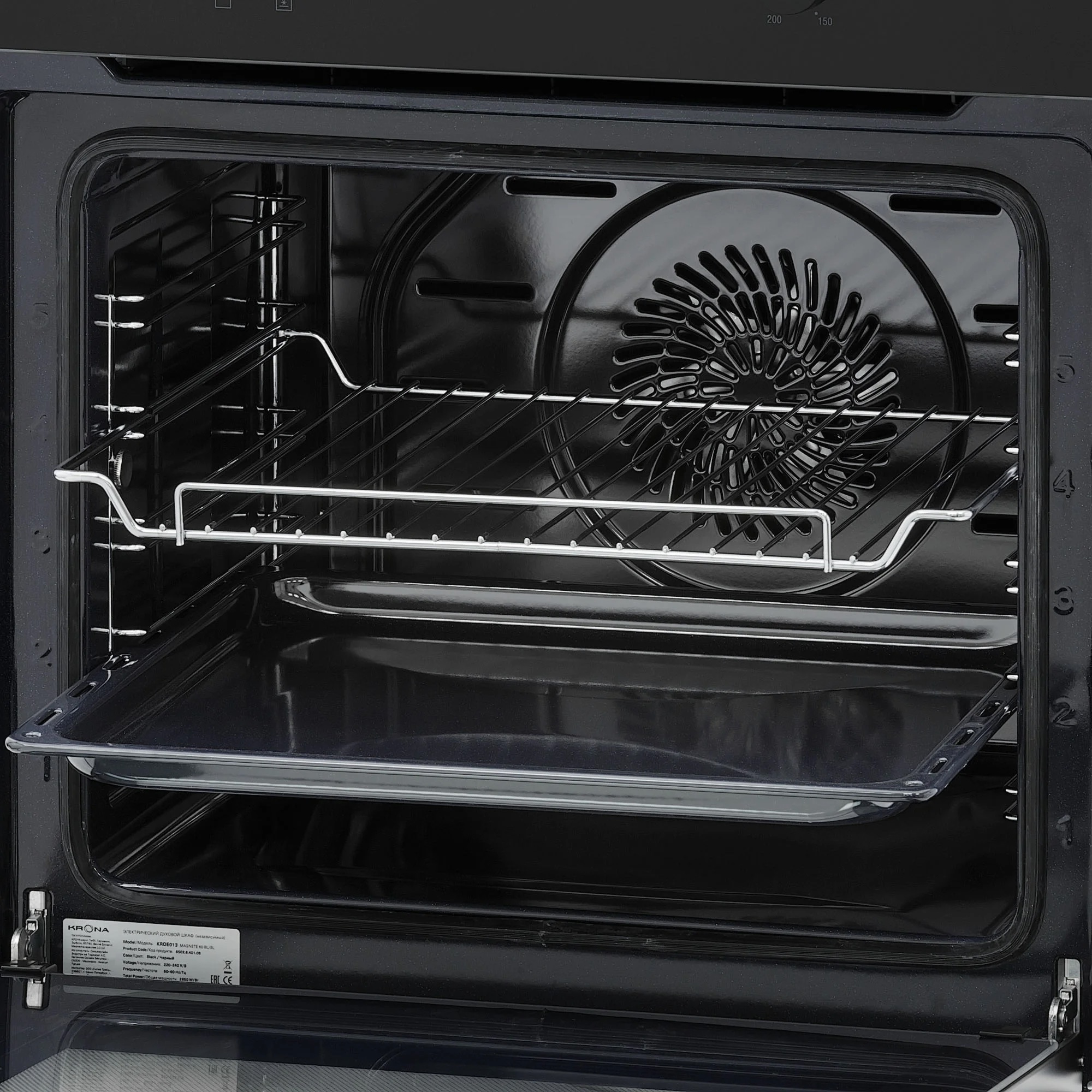 Духовой шкаф Электрический Krona MAGNETE 60 BL/BL, фото 10