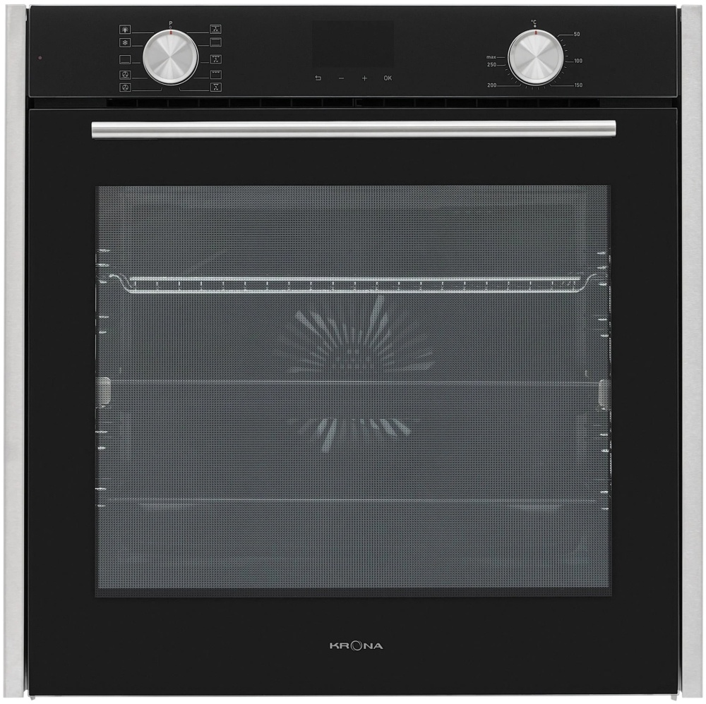Духовой шкаф Электрический Krona QUENDEL 60 BL/S, фото 2