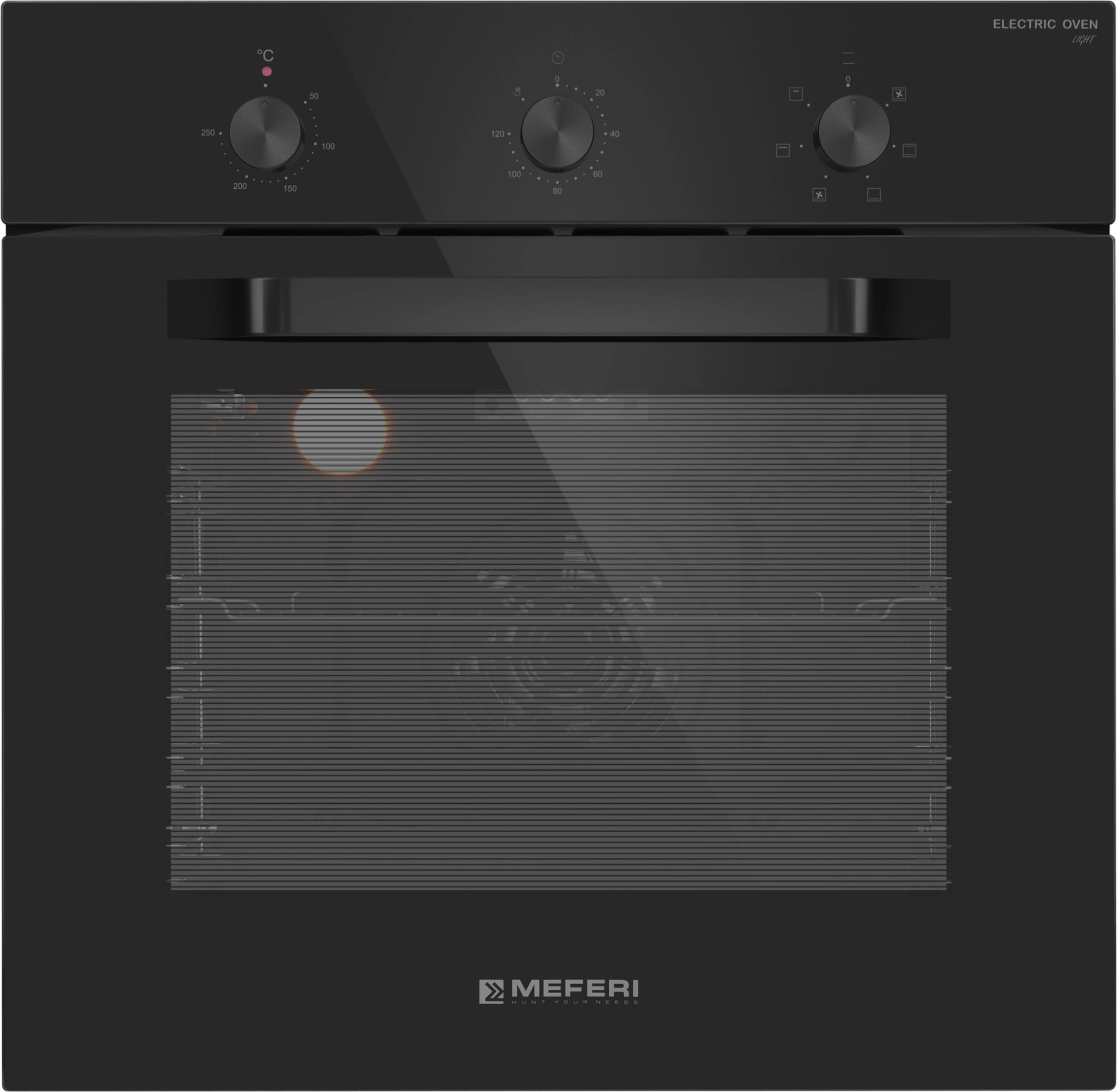 Духовой шкаф Электрический Meferi Light MEO606BK, фото 2