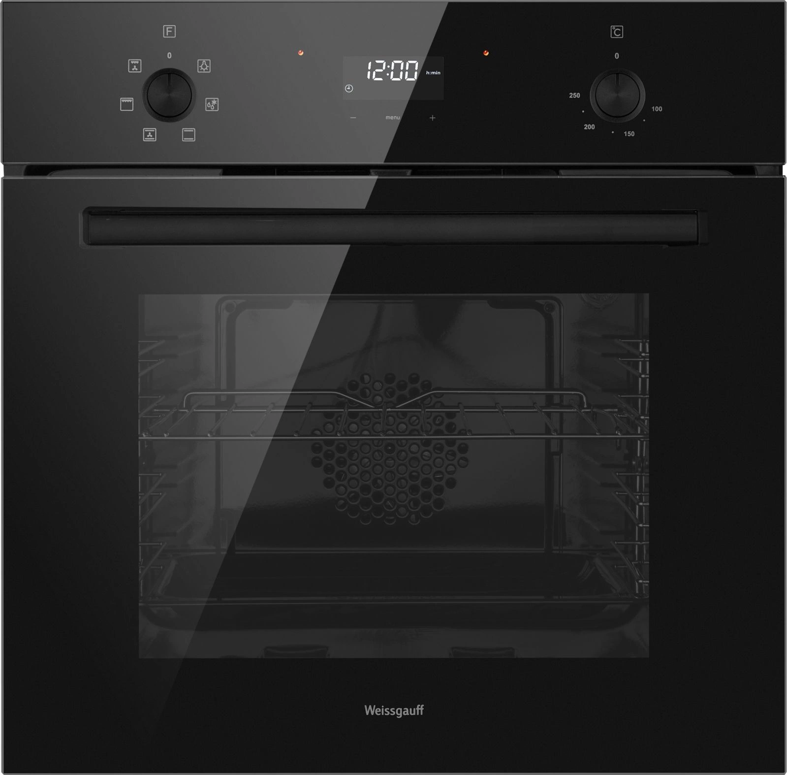 Духовой шкаф Электрический Weissgauff EOV 676 SB Black Edition, фото 2