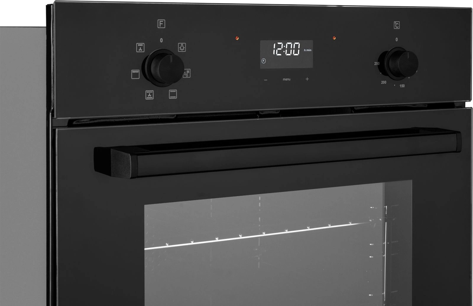 Духовой шкаф Электрический Weissgauff EOV 676 SB Black Edition, фото 4