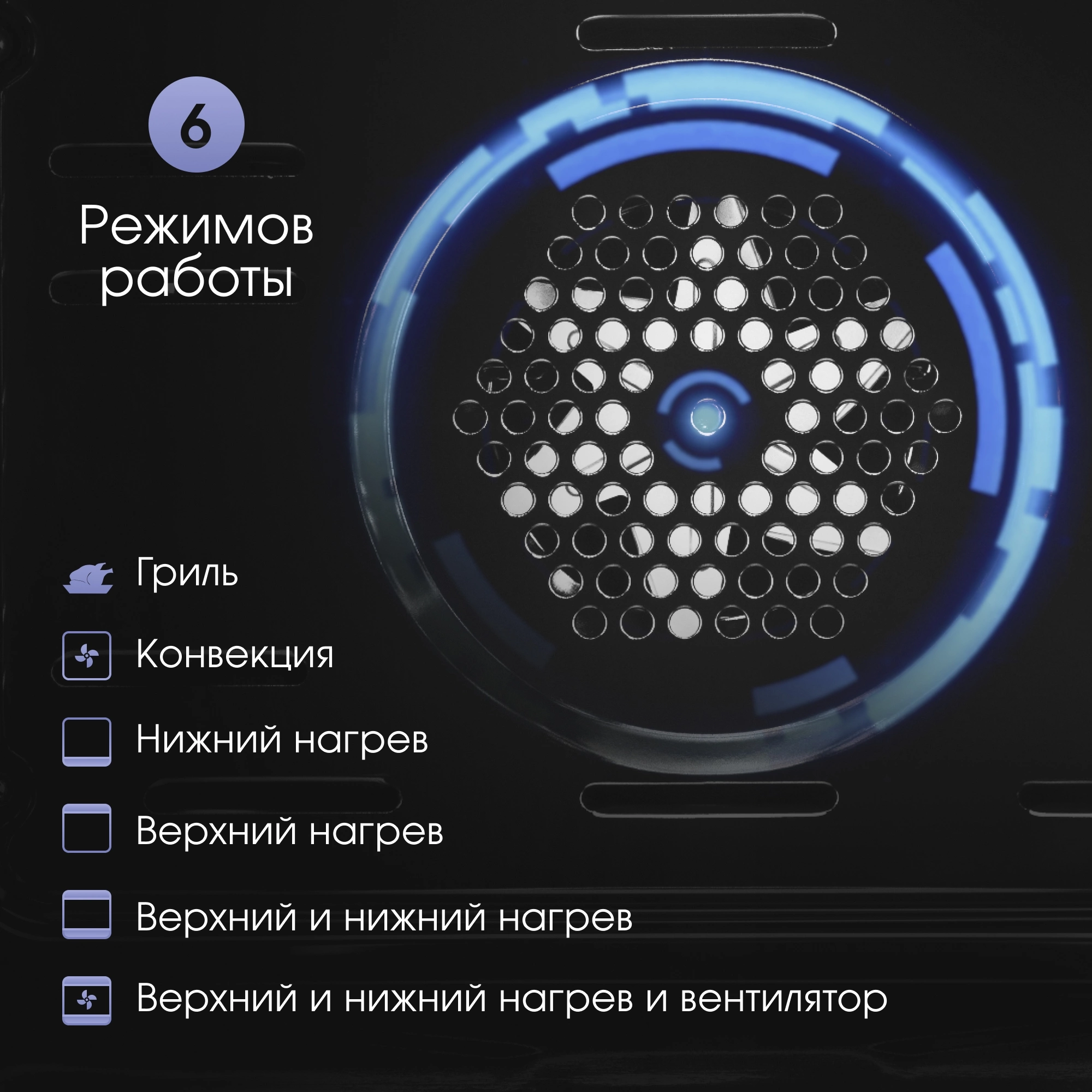 Духовой шкаф Электрический Zigmund & Shtain E 151 W, фото 6