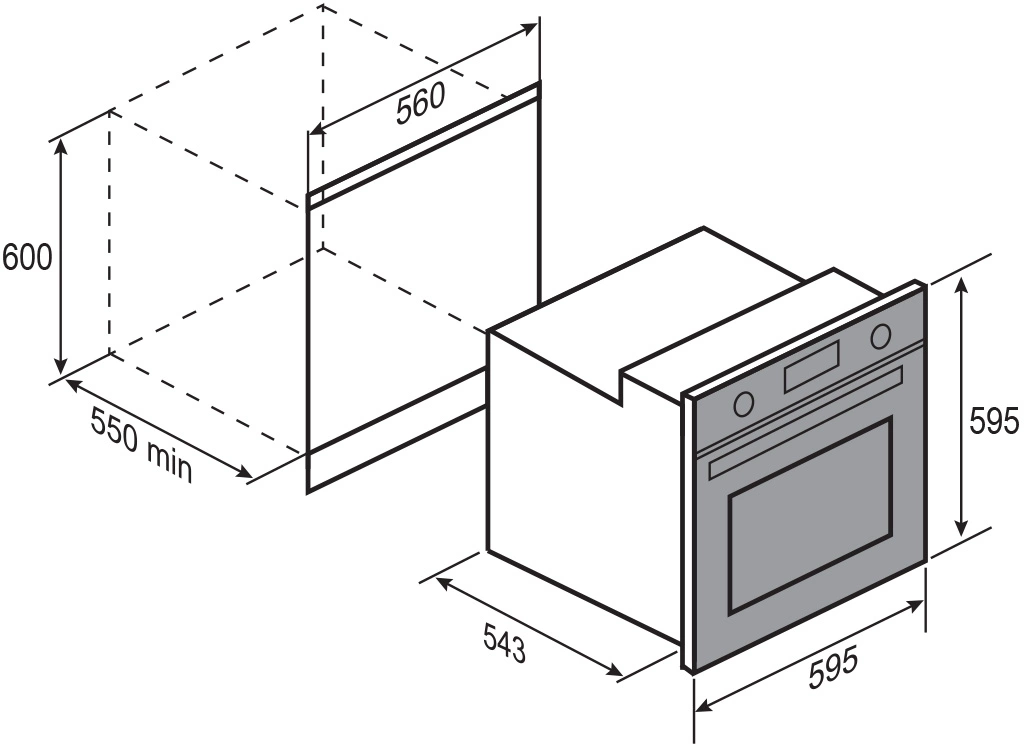 Духовой шкаф Электрический Zigmund & Shtain E 159 B, фото 20