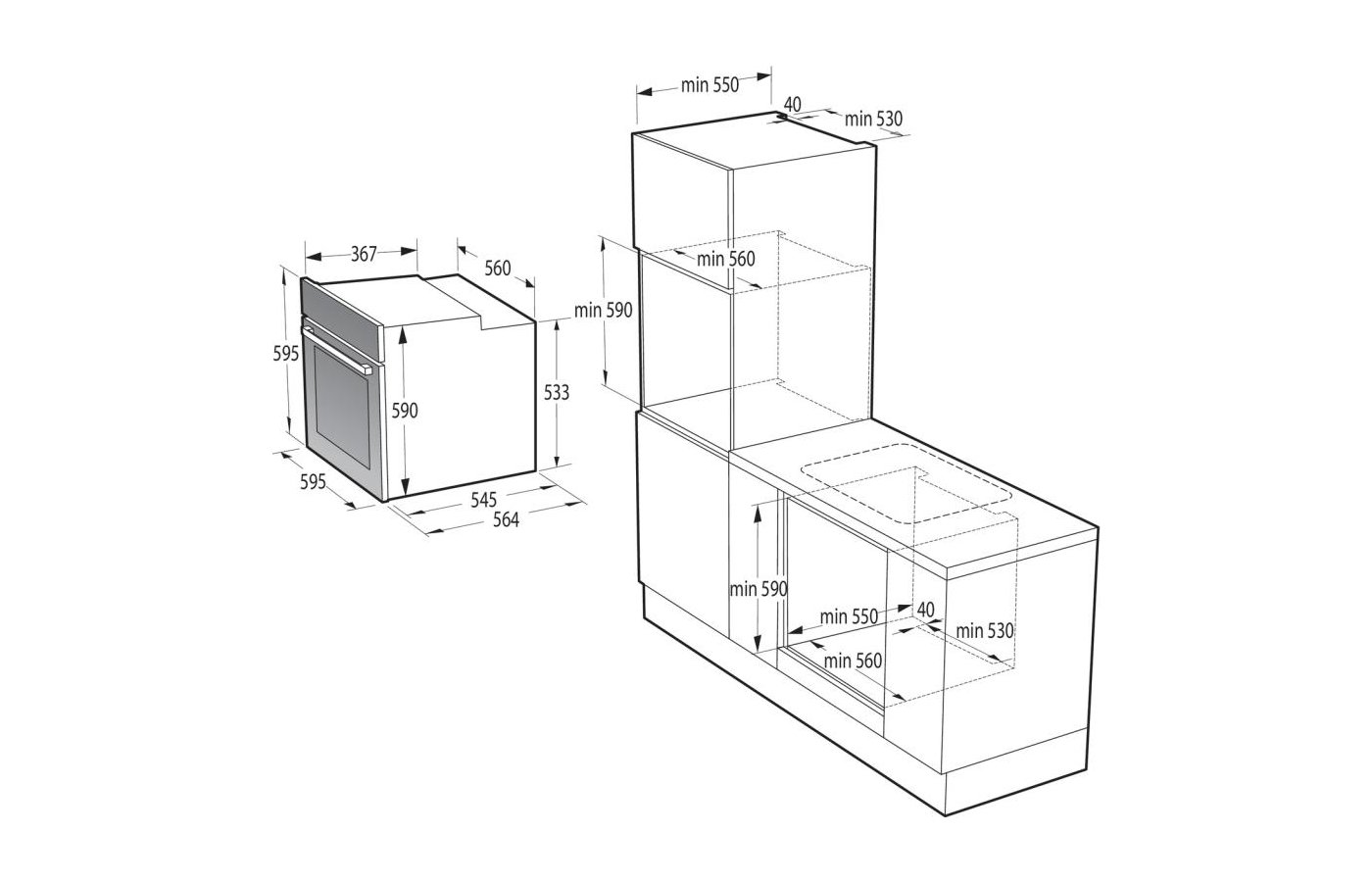 Духовой шкаф Gorenje BO6725E02WG, превью предыдущего фото