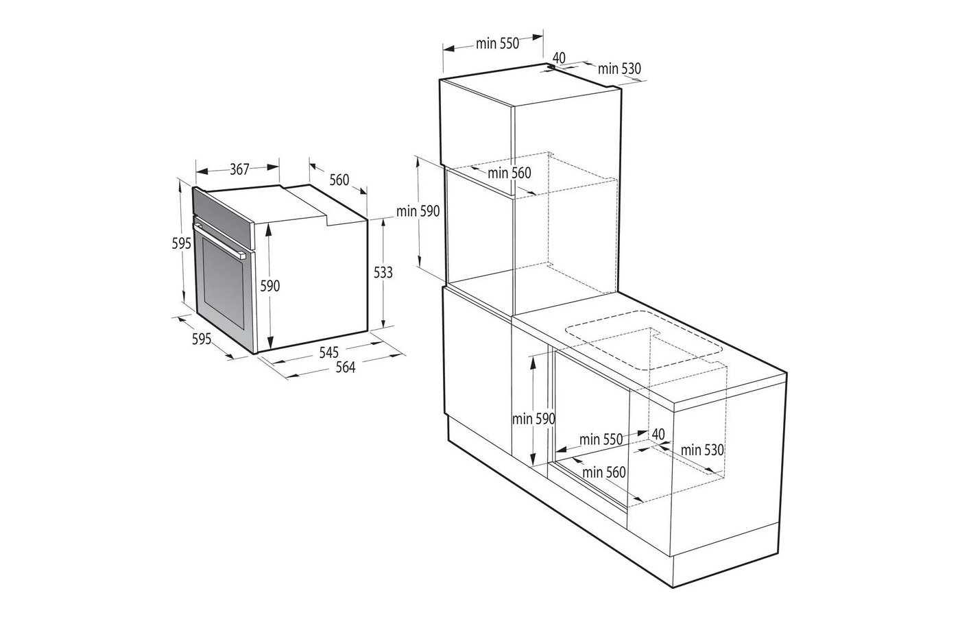 Духовой шкаф Gorenje BO6735E02BK, превью предыдущего фото