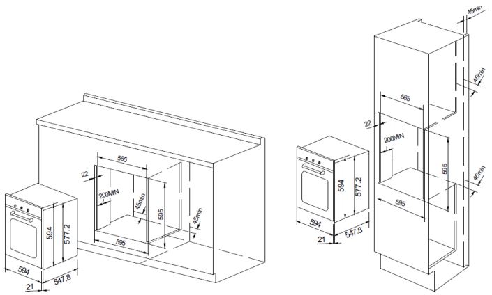 Духовой шкаф GRAUDE BE 60.2 S, фото 3