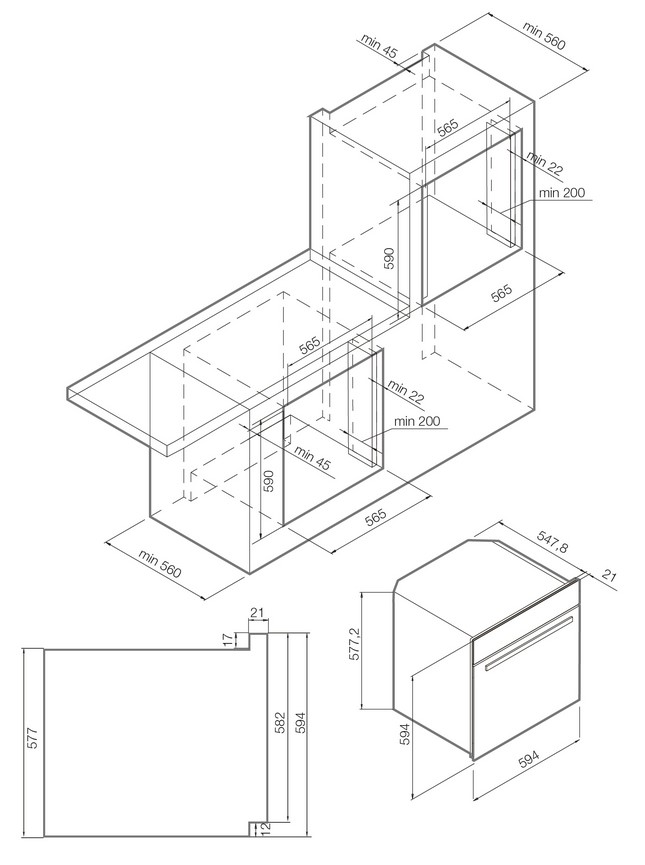 Духовой шкаф GRAUDE BE 60.2 W, фото 6