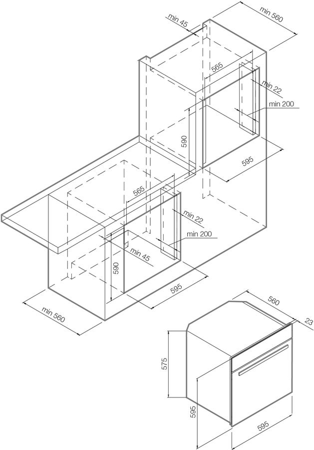Духовой шкаф GRAUDE BK 60.1 SM, фото 3