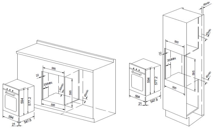 Духовой шкаф GRAUDE BK 60.2 EL, фото 4