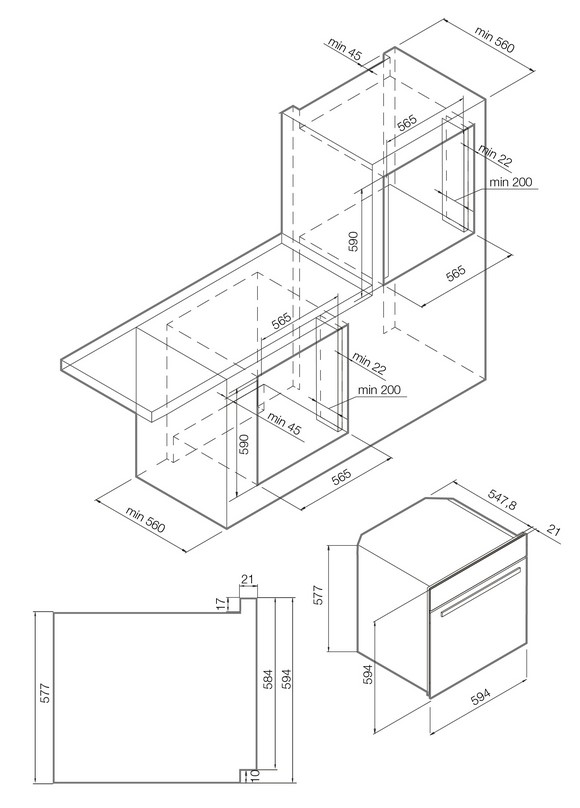 Духовой шкаф GRAUDE BK 60.2 S, фото 6