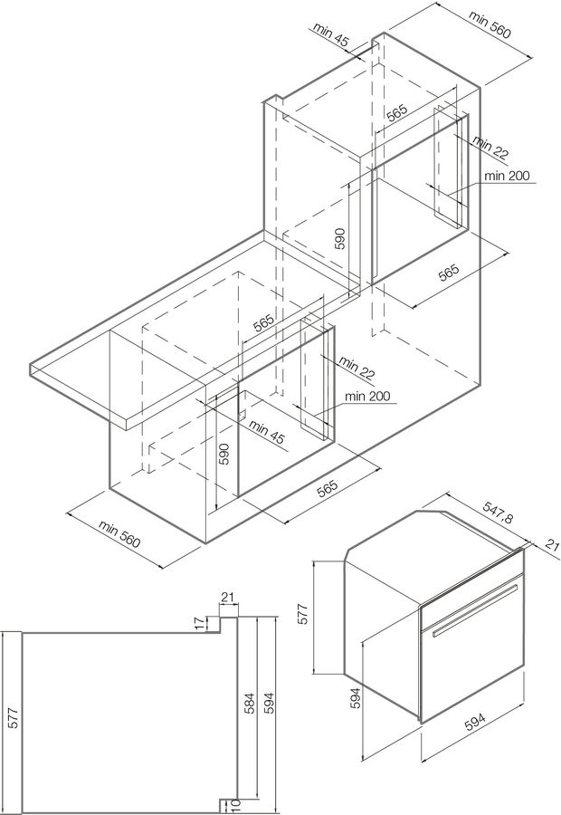 Духовой шкаф GRAUDE BK 60.3 EL, фото 3