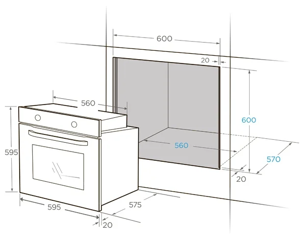 Духовой шкаф Midea MO47001GB, фото 4