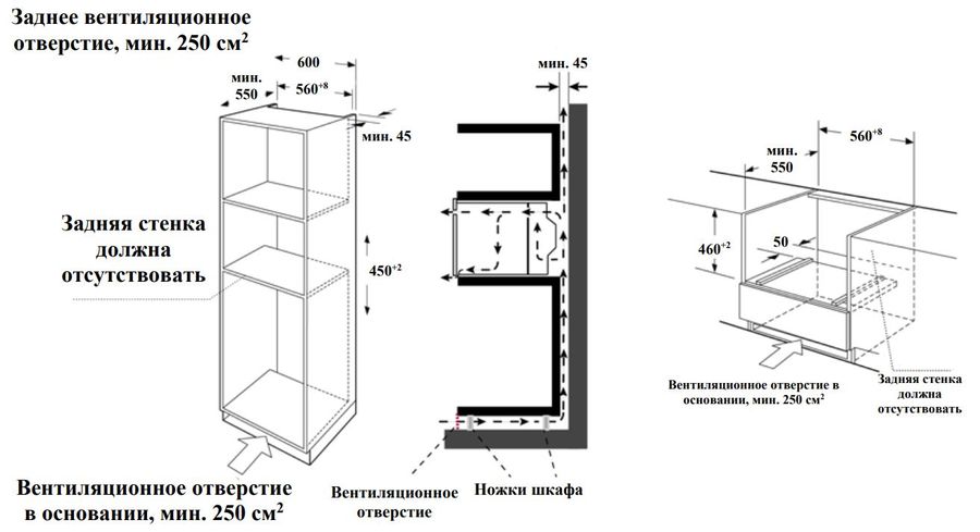 Духовой шкаф WEISSGAUFF OEMS 459 PDW, превью предыдущего фото