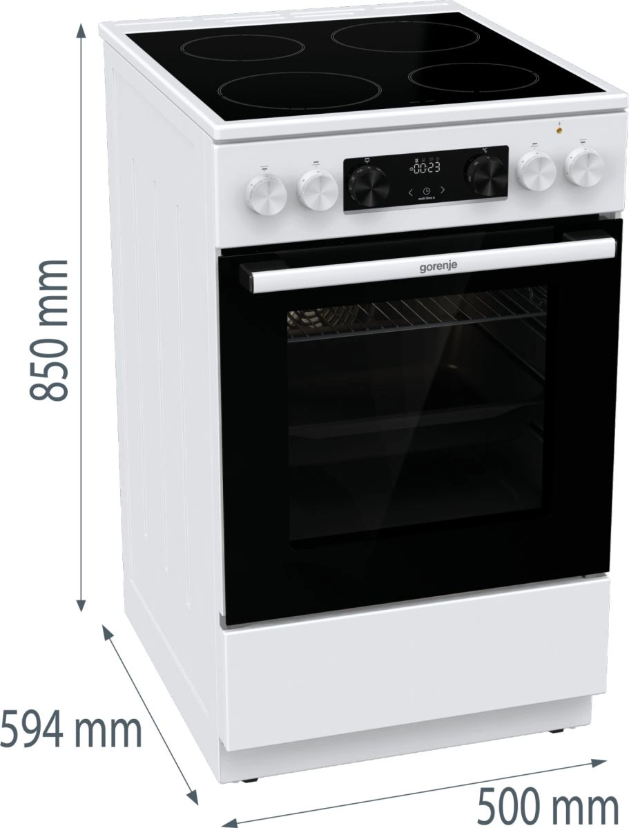 Электрическая плита Gorenje GEC5C61WG, фото 5