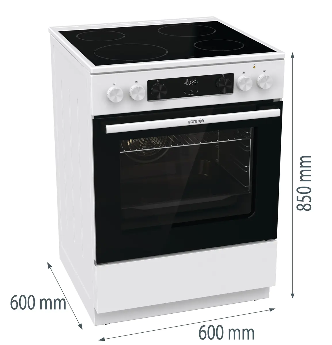 Электрическая плита Gorenje GEC6C40WG, фото 8