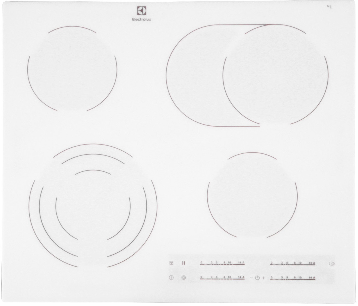 Электрическая варочная панель Electrolux EHF96547SW