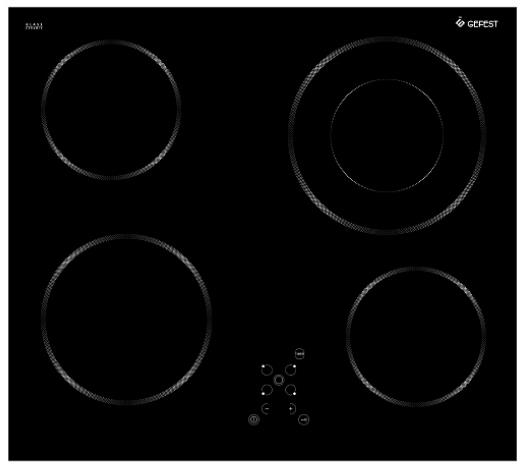 Электрическая варочная панель GEFEST ПВЭ 4233 К10