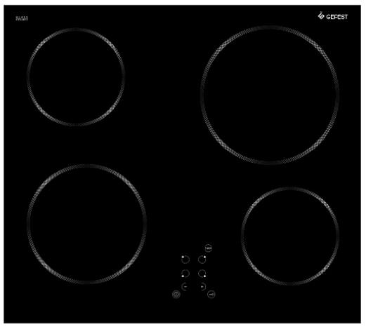 Электрическая варочная панель GEFEST ПВЭ 4233 К11