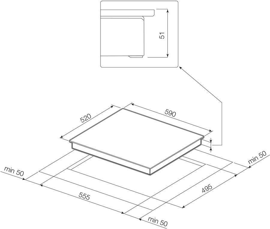 Электрическая варочная панель GRAUDE EK 60.0 W, фото 2