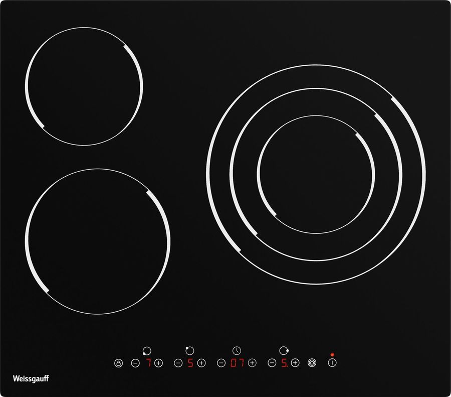 Электрическая варочная панель WEISSGAUFF HV 633 B