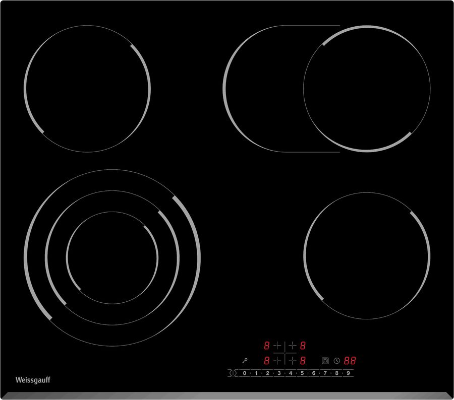 Электрическая варочная панель WEISSGAUFF HVF 643 BS