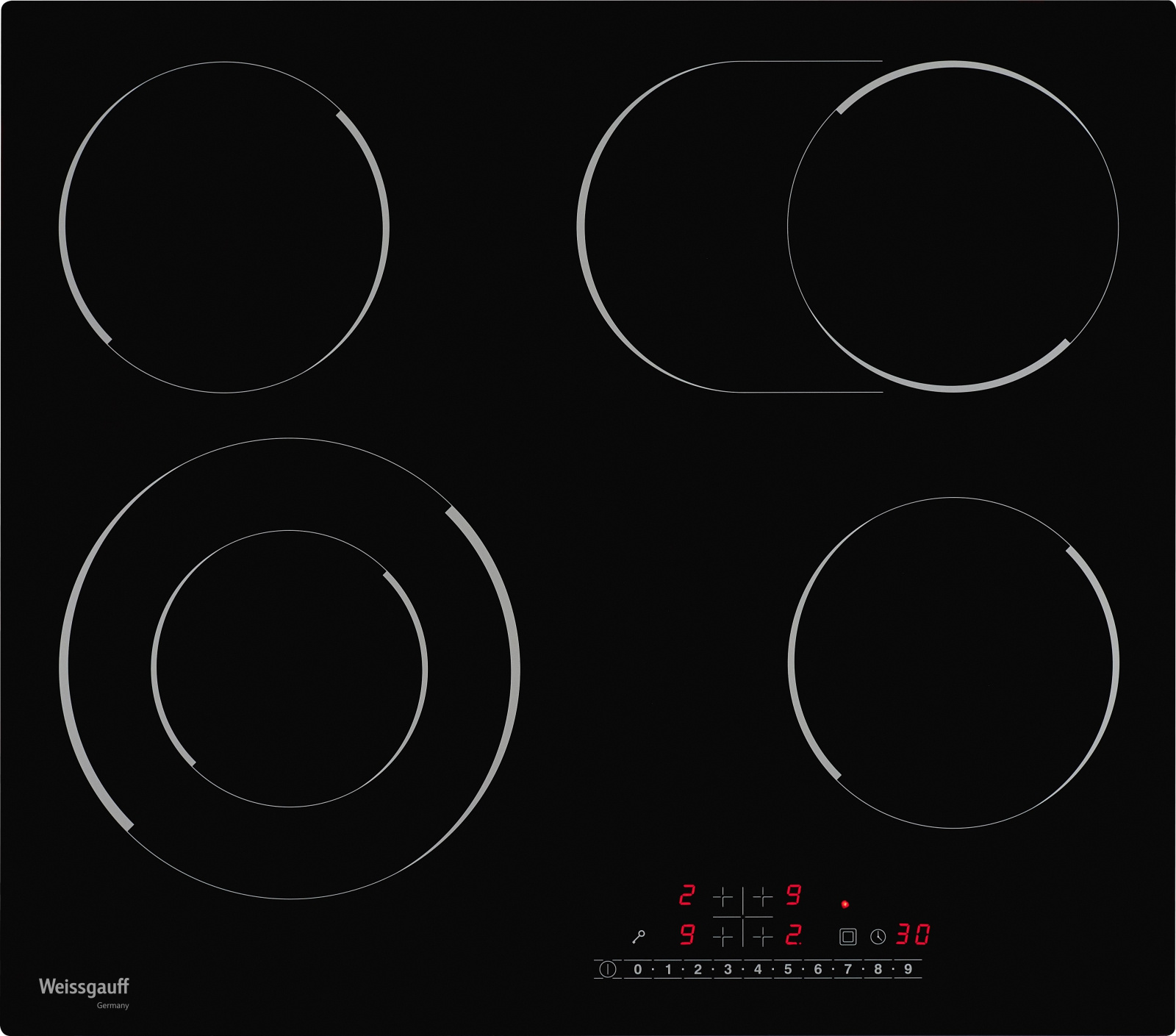 Электрическая варочная поверхность Weissgauff HV 642 BS черный