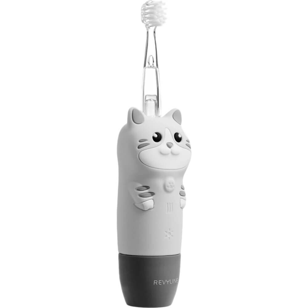 Электрическая зубная щетка Revyline RL 025 Baby Kitty серый, превью следующего фото