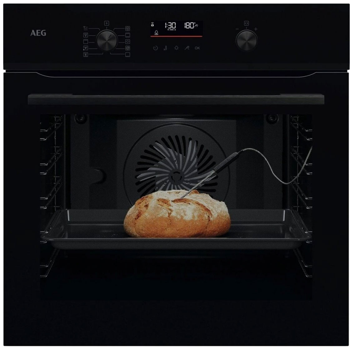 Электрический духовой шкаф AEG NBA5P531AB