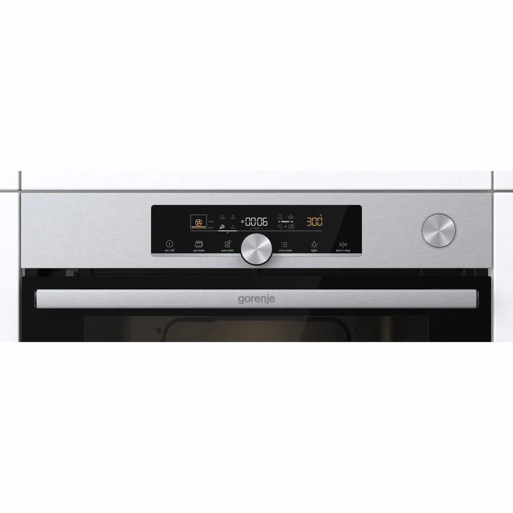 Электрический духовой шкаф Gorenje BPSA6747A08X, нержавеющая сталь, превью предыдущего фото