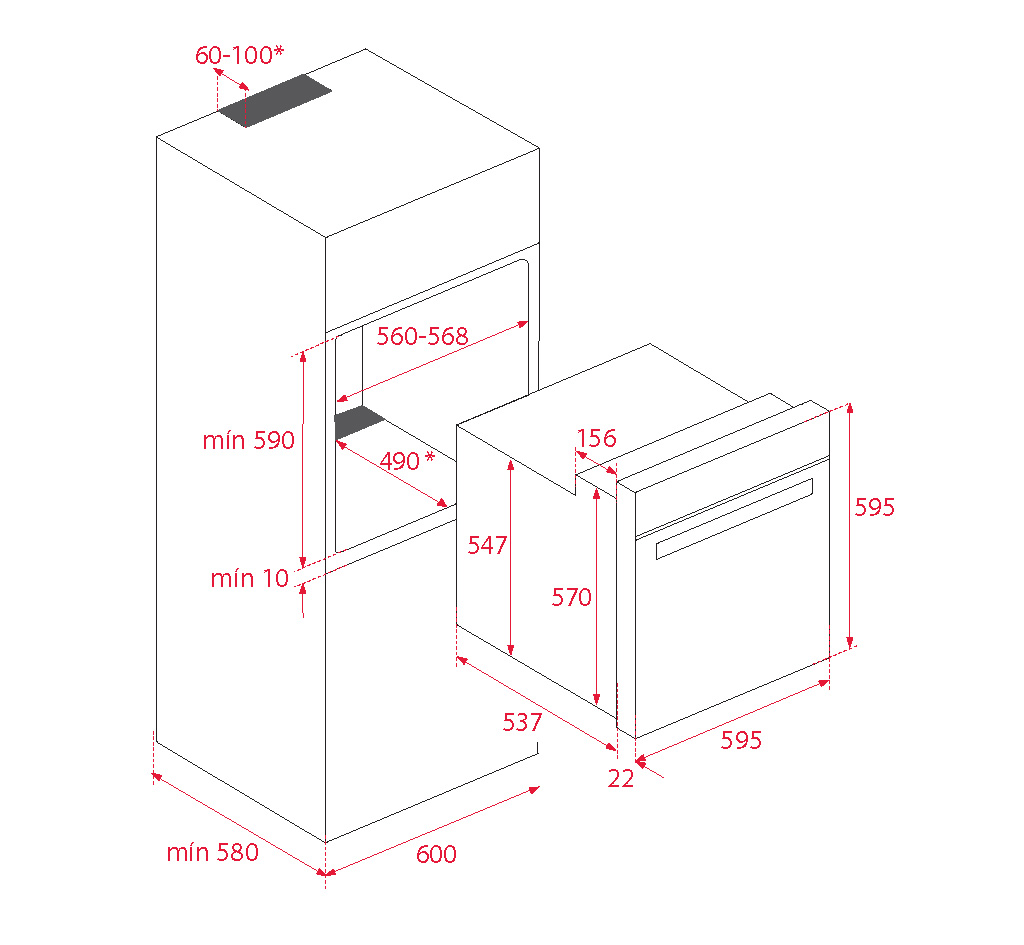 Электрический духовой шкаф KUPPERSBERG FPH 611 W, фото 8