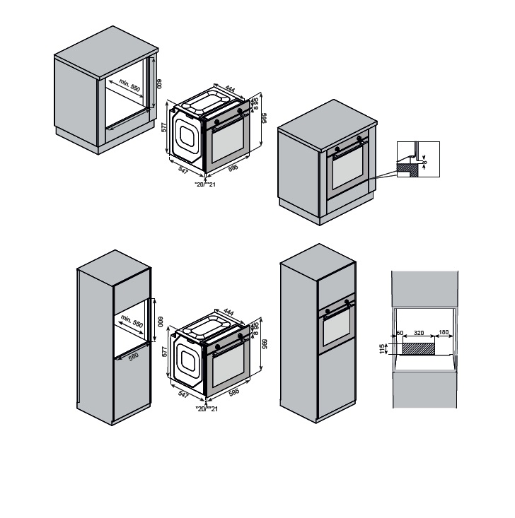 Электрический духовой шкаф KUPPERSBERG HFT 610 BX, фото 9