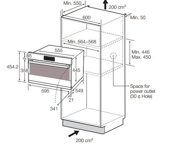 Электрический духовой шкаф Samsung NQ50H5533KS, фото 12
