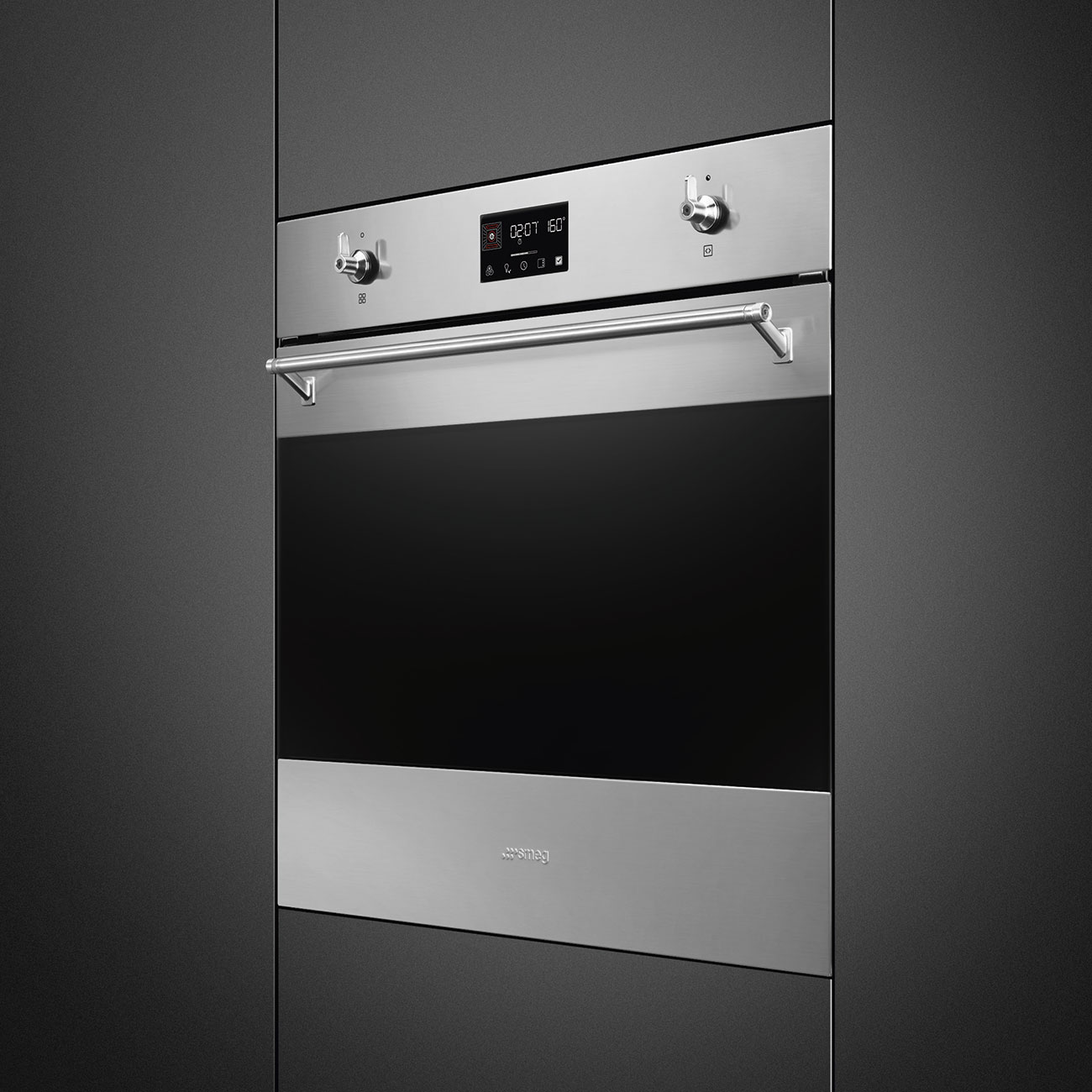 Электрический духовой шкаф Smeg SO6302TX, фото 3