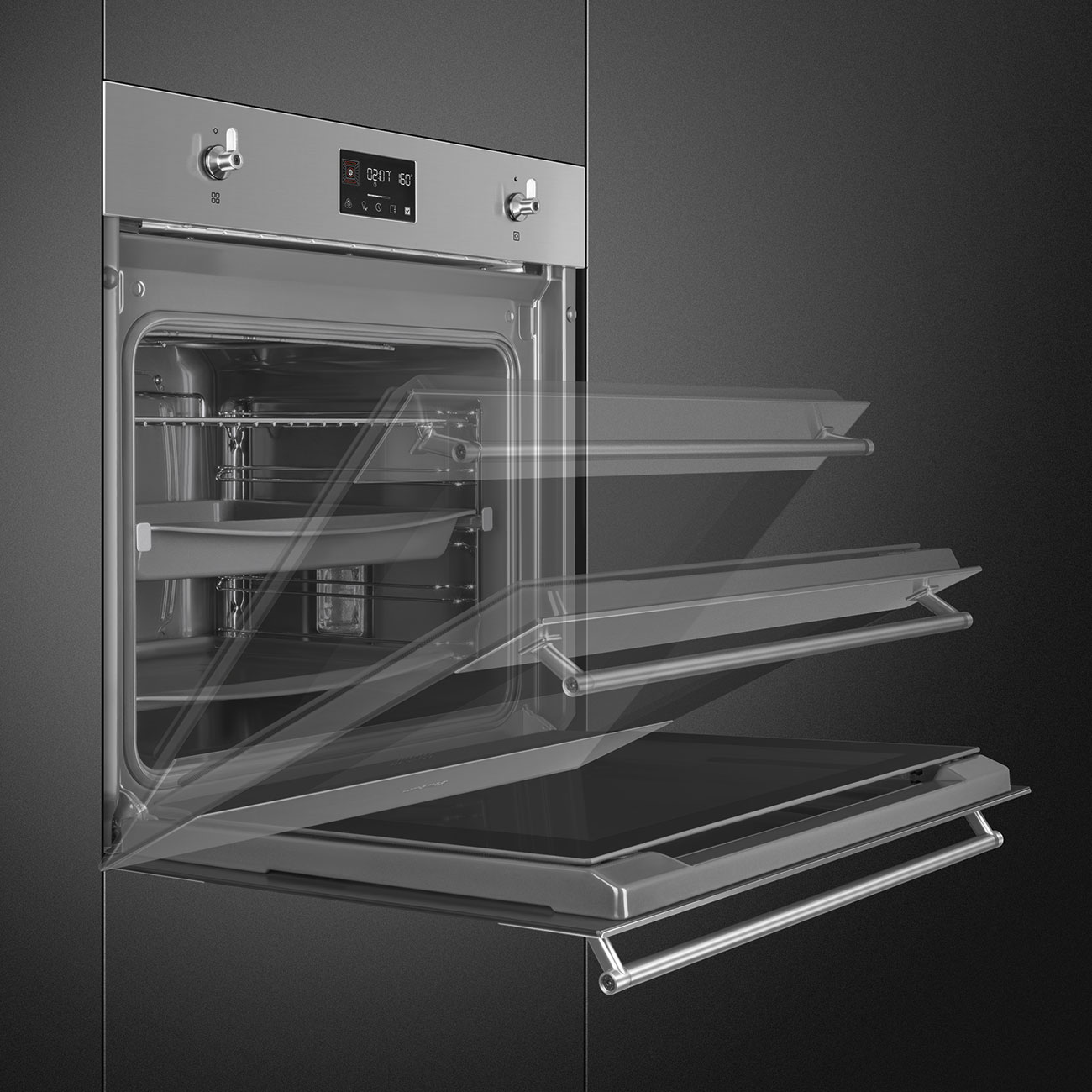 Электрический духовой шкаф Smeg SO6302TX, фото 10